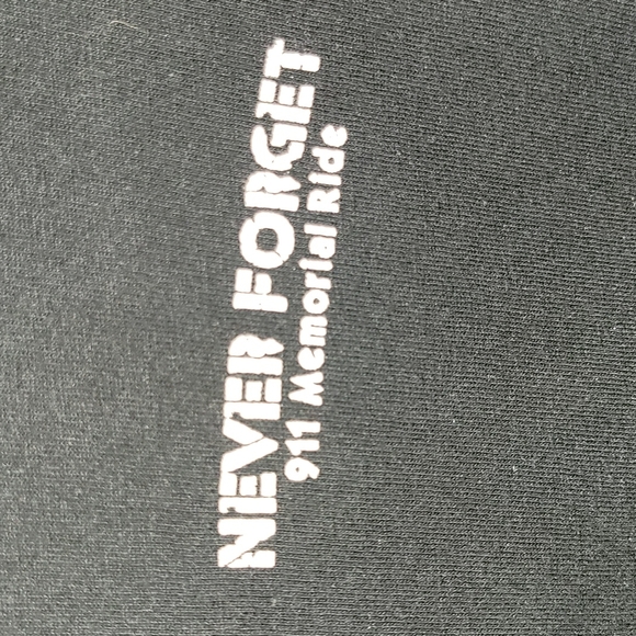 Made in USA T shirt. 911 Memorial Ride. Never forget. Size medium - Picture 2 of 6